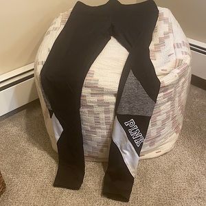 yoga leggings. Victoria Secret- Pink. Size small. Never worn